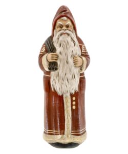 MAROLIN Candy Container-Santa On Base Red