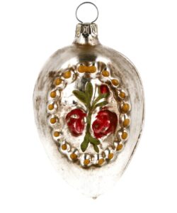 MAROLIN Glass Ornament Cross With Roses