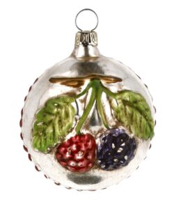 MAROLIN Glass Ornament Blackberry