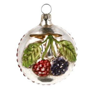 MAROLIN Glass Ornament Blackberry