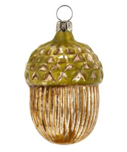 MAROLIN Glass Ornament Acorn