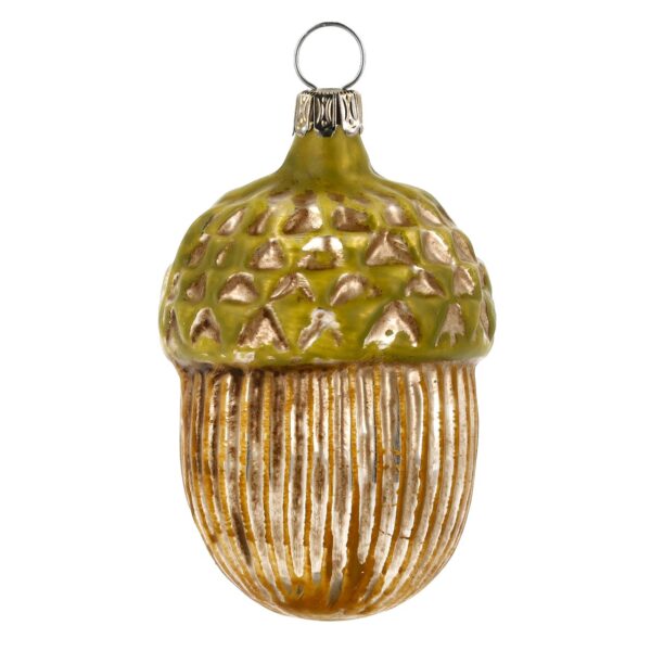 MAROLIN Glass Ornament Acorn