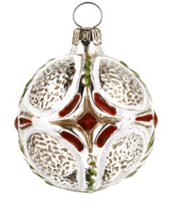 MAROLIN Glass Ornament With Cross Symbols