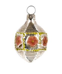 MAROLIN Miniature Glass Ornament Hexagon Ros√©