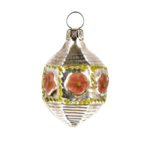 MAROLIN Miniature Glass Ornament Hexagon Ros√©