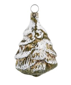MAROLIN Glass Ornament Small Spruce