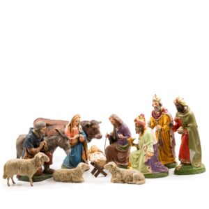 MAROLIN 12 Piece Nativity (8.5 In)