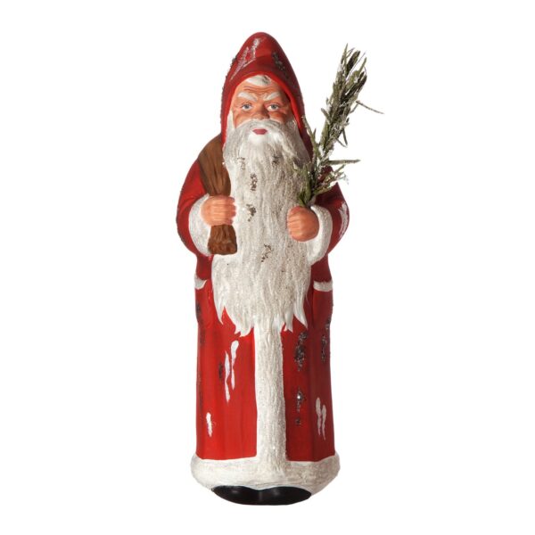 MAROLIN Candy Container-Santa With Sack Red