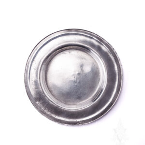 Early American Polished Pewter Dessert Plate