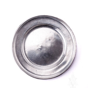 Early American Polished Pewter Salad Plate