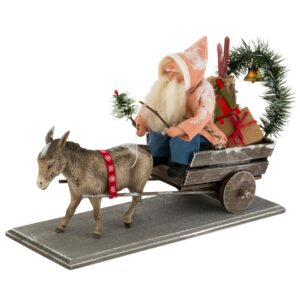 MAROLIN Christmas Cart With Donkey