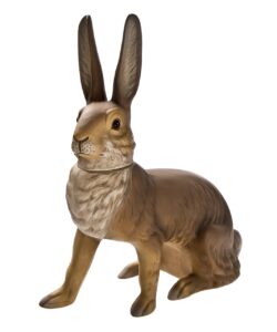 MAROLIN Large Sitting Easter Hare With Lift-Off Head Brown