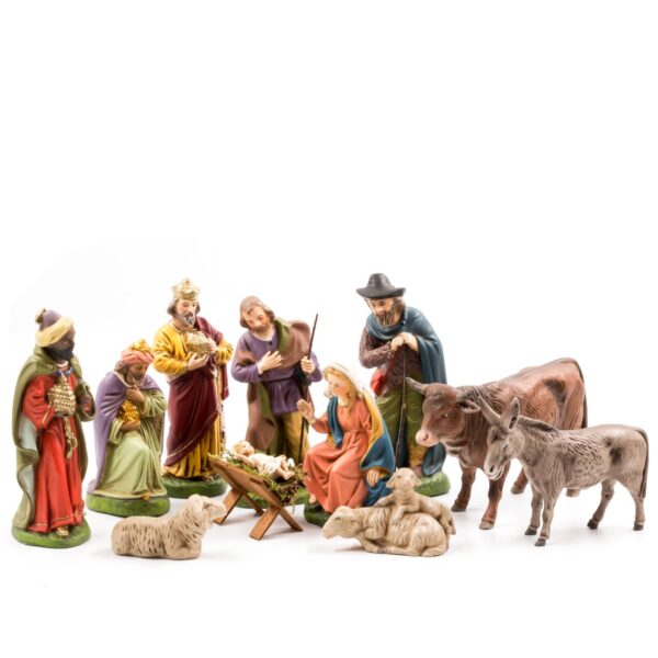 MAROLIN Nativity Set 11 Pcs. To 5.75 In. Figures
