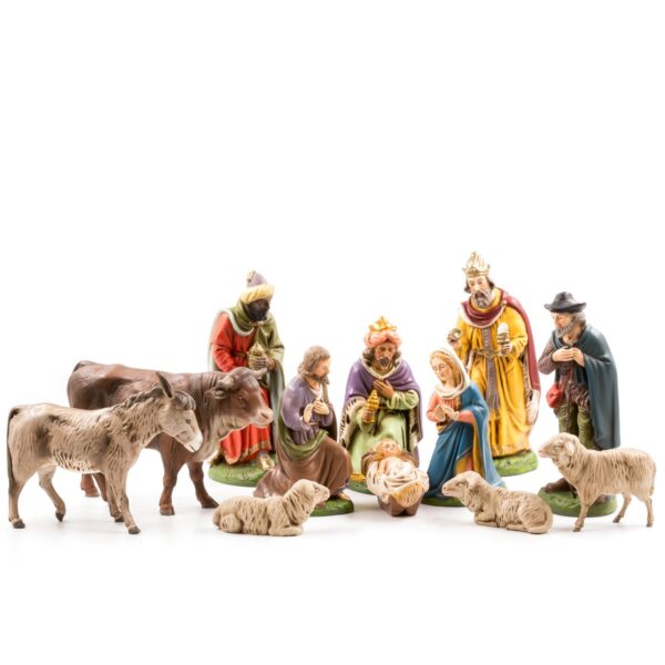 MAROLIN 12 Piece Nativity (6.75 In)
