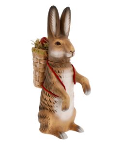 MAROLIN Upright Easter Hare With Lift-Off Head Brown