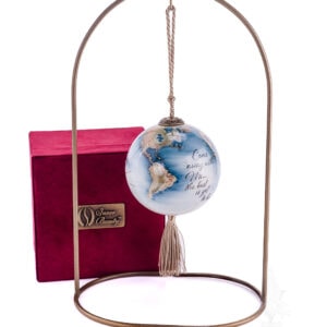 Inner Beauty Holiday Come Away with Me Globe Glass Ornament