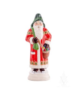 Red & Gold Santa with Ornaments