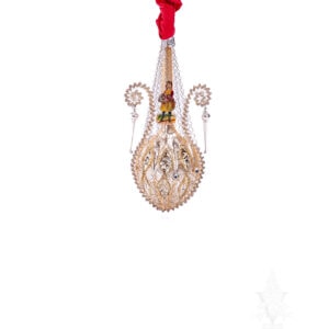 MAROLIN Balloon With Kantille Glass Beads And Swarovski Crystals Gold