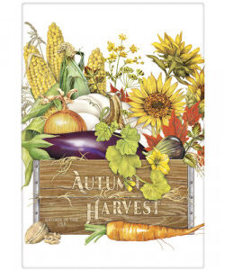 Autumn Harvest Crate Towel