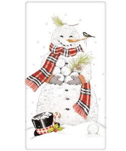 Snowball Snowman Towel