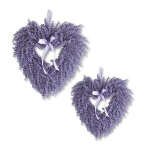 Lavender Hearts Wreaths