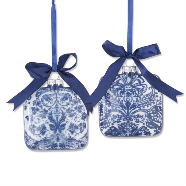 Ornament Blue & White Floral