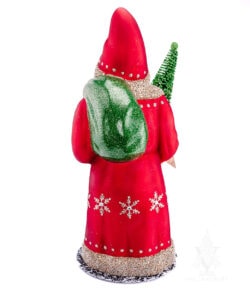 Ino Schaller Bordeaux Santa With Stars Beaded