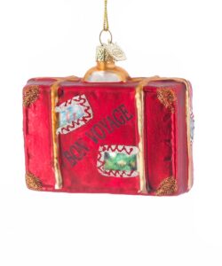 Suitcase Ornament "Bob Voyage"