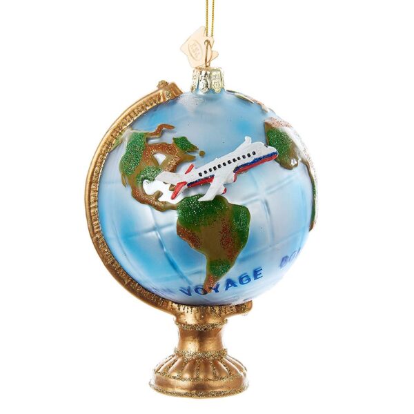 Globe With Plane