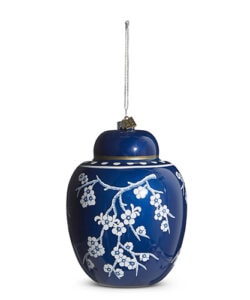 Blue Ginger Jar Ornament