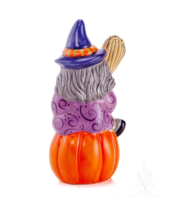 Happy Witch on Pumpkin
