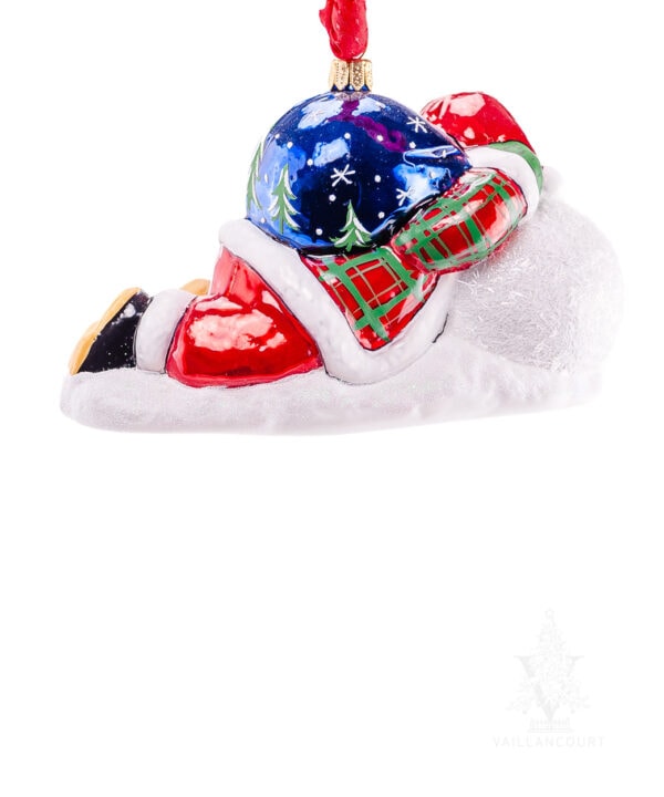 Snow Balls™ Santa Lounging on Snowball