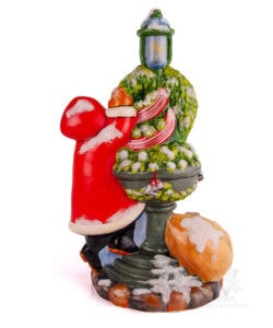 Main Street Fountain Nantucket Santa