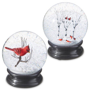 4.75" Cardinal Water Globe