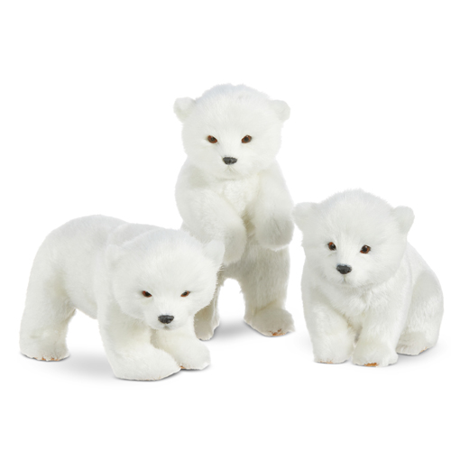 6.25" Polar Bear Cub Ornament (Assorted)