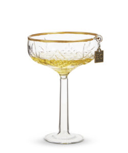 EC 4.5" Elegant Coupe Champagne Ornament