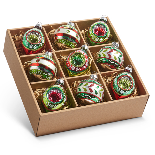 3.5" Box of Vintage Ornaments (Assorted)