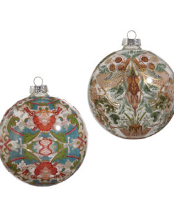 5" William Morris Ball Ornament