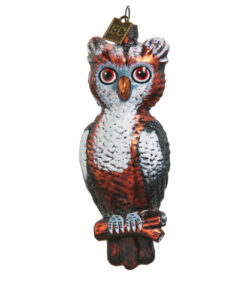 EC 4.75" Give a Hoot Ornament