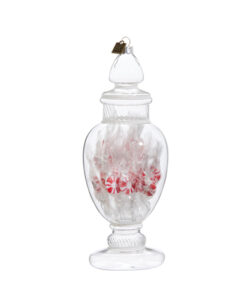 EC 8.25" Large Peppermint Candy Jar Ornament