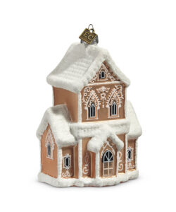 EC 4.75" Gingerbread Manor Ornament
