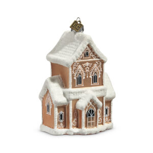 EC 4.75" Gingerbread Manor Ornament