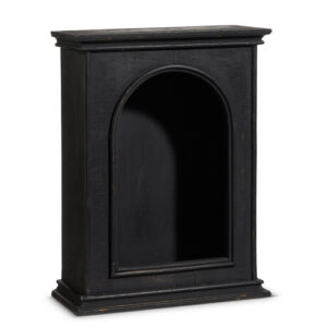 16" Black Curio Mini Cabinet