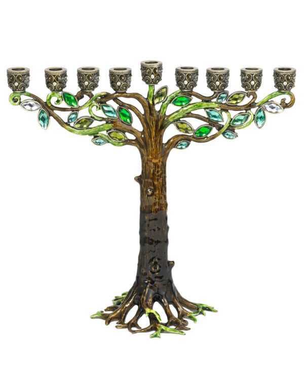 OLIVIA RIEGEL Bronzed Tree Menorah