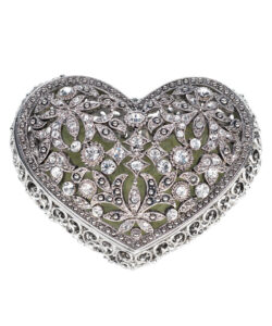 OLIVIA RIEGEL Silver Luxembourg Heart Box