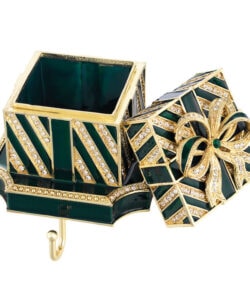 OLIVIA RIEGEL Red Gift Box Stocking Holder