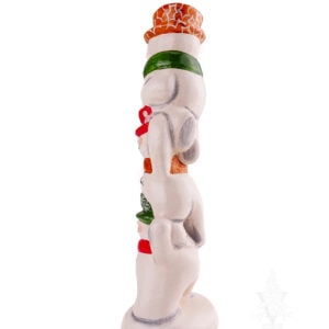 Stacked Snowmen with Festive Hats