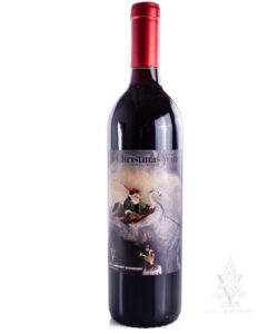 A Vaillancourt Christmas Wine - Santa on Swan