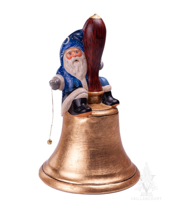 Midnight Sky Santa on School Bell