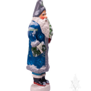 Blue Santa with Tree